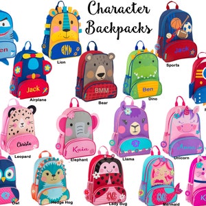 Backpack For Toddler / Personalized Preschool Backpack / Stephen Joseph / Monogrammed Backpack / little girls backpack / Preschool Backpack image 2