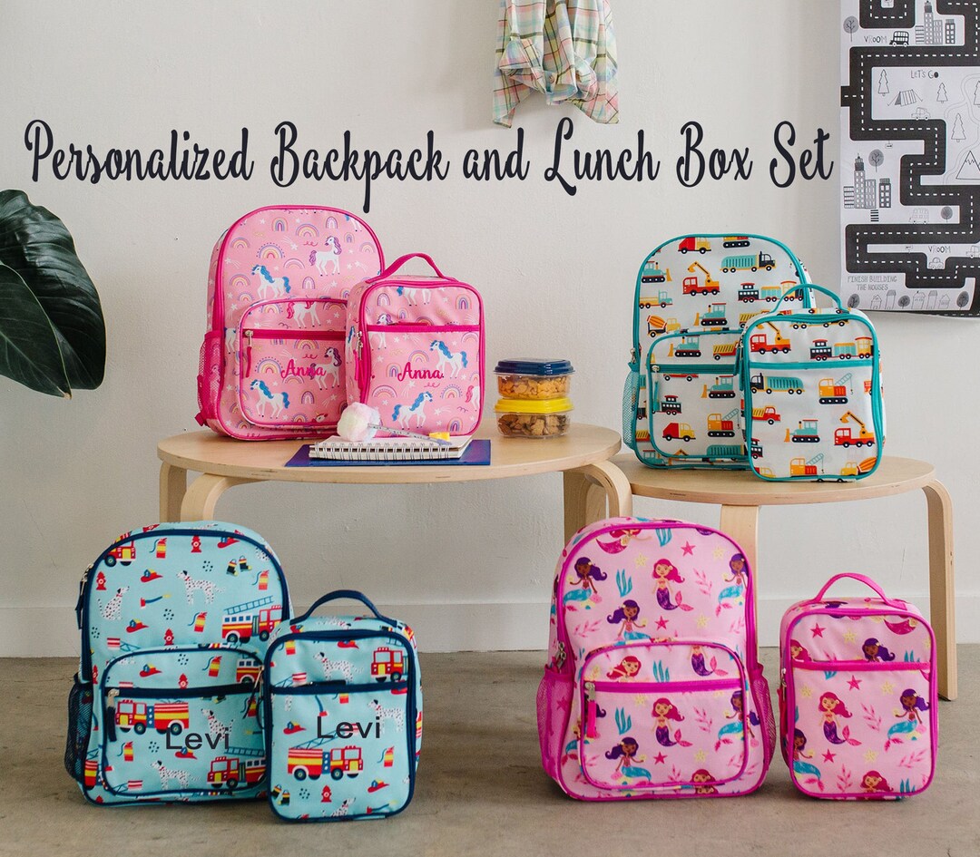 Backpack for Toddler / Personalized Preschool Backpack and Lunchbox ...