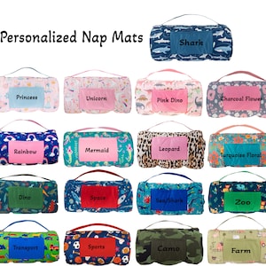 School Nap Mat / Personalized Nap Mat / Stephen Joseph / Nap Roll / Sleep Bag / Kids Nap Mat / Embroidered Nap Mat / Monogrammed NapMat