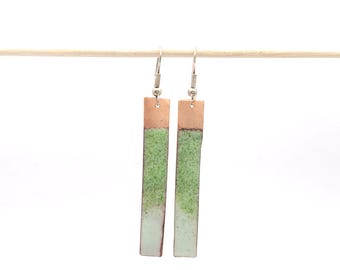 Pendientes de cobre esmaltado