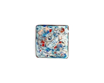 Broche de cobre esmaltado