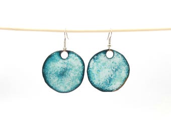 Pendientes de cobre esmaltado