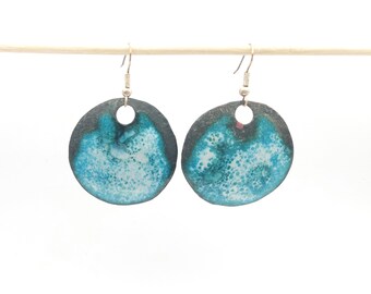 Pendientes de cobre esmaltado