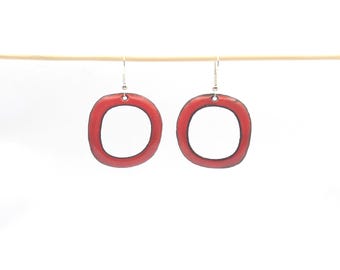Pendientes de cobre esmaltado