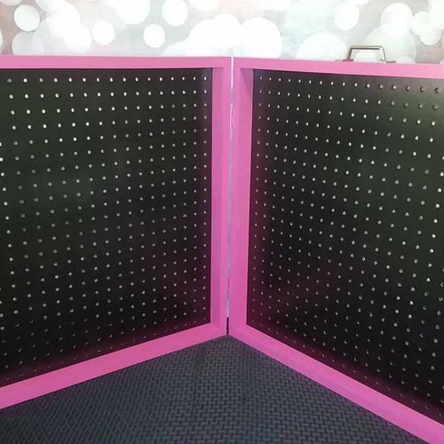 Pegboard Display Case Etsy