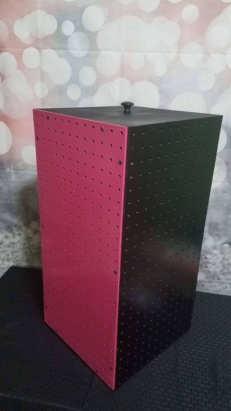 Rotating Pegboard Display Etsy
