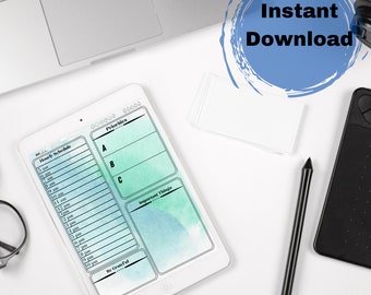 Dagelijkse Planner| Tijdsblokken per uur | Directe download