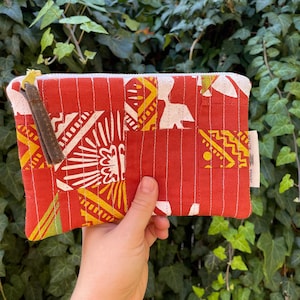 Quilted Linen Pouch