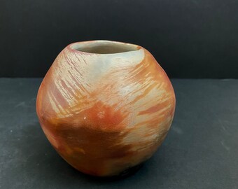 Handcrafted Saggar Fired table decorative vase