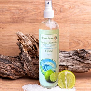 Spray acelerador para fijar y tensar rastas: lima, aloe vera, provitamina B y sal marina