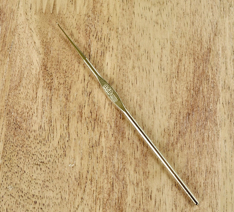 Stainless Steel 0.6mm Crochet Hook 1 Pack Small Crochet Hook Etsy