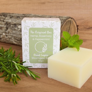 Dreadlock Shampoo Bar 150gm with Hemp + Rosemary + Peppermint by Dread Empire