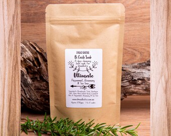Pulizia profonda Bicarb Soda e bagno himalayano per i dreadlocks, ULTIMATE con menta piperita, tea tree e rosmarino, di Dread Empire