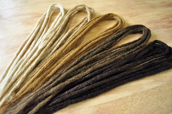 Pencil Thin Dreadlock Extensions Crocheted X 50 Double Ended Etsy