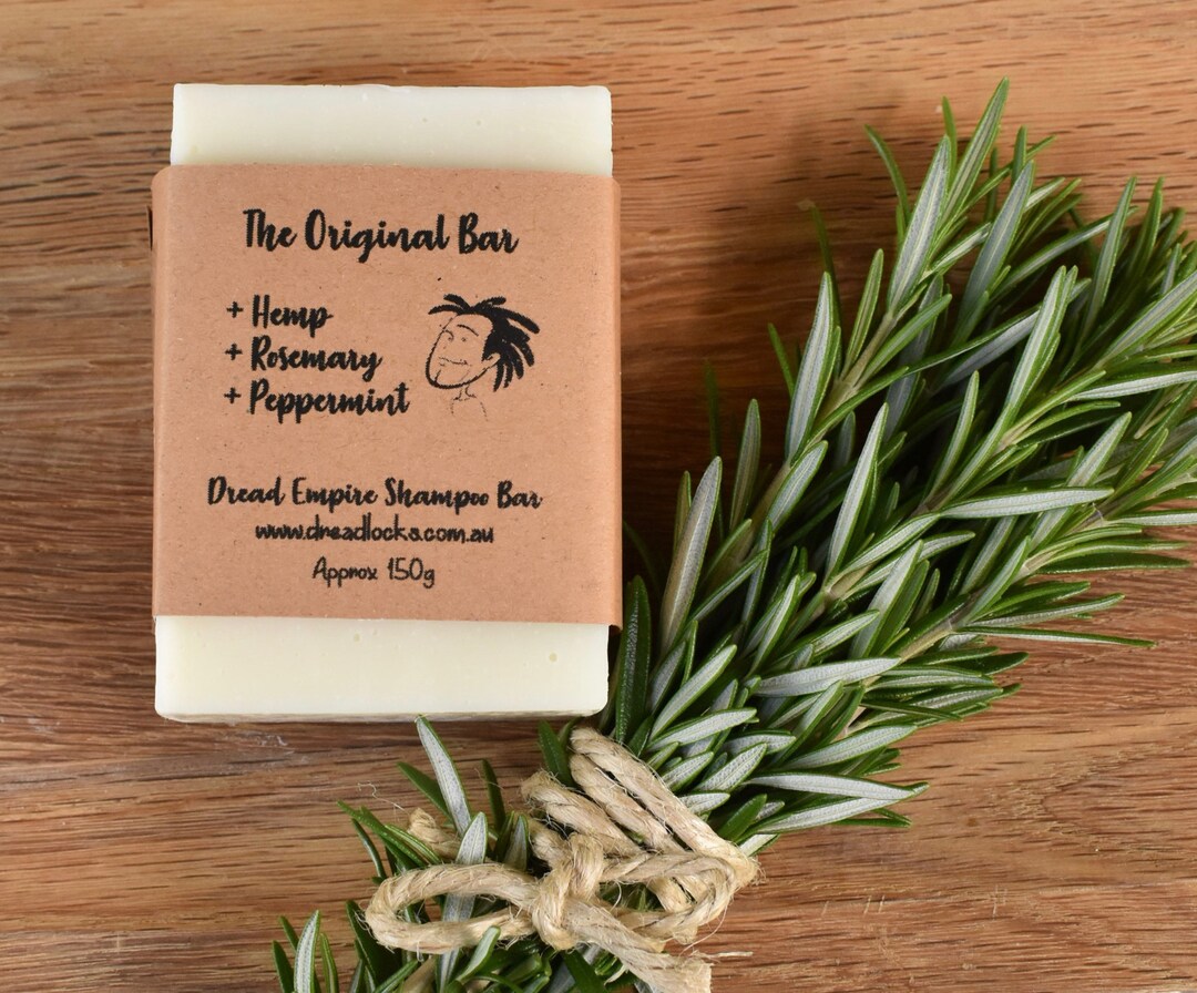Dreadlock Shampoo Bar 150gm With Hemp Rosemary Peppermint by Dread