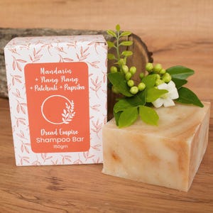 Shampoo Bar for dreadlocks 150gm Mandarin + Ylang Ylang, Patchouli + Paprika by Dread Empire