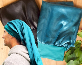 Satin Sleep Bonnet For Long Hair, Dreadlocks & Braids