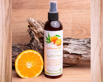 Dreadlocks Conditioning Spray with Mandarin by Dread Empire, an organic hair conditioner with aloe vera which softens and conditions dreads
