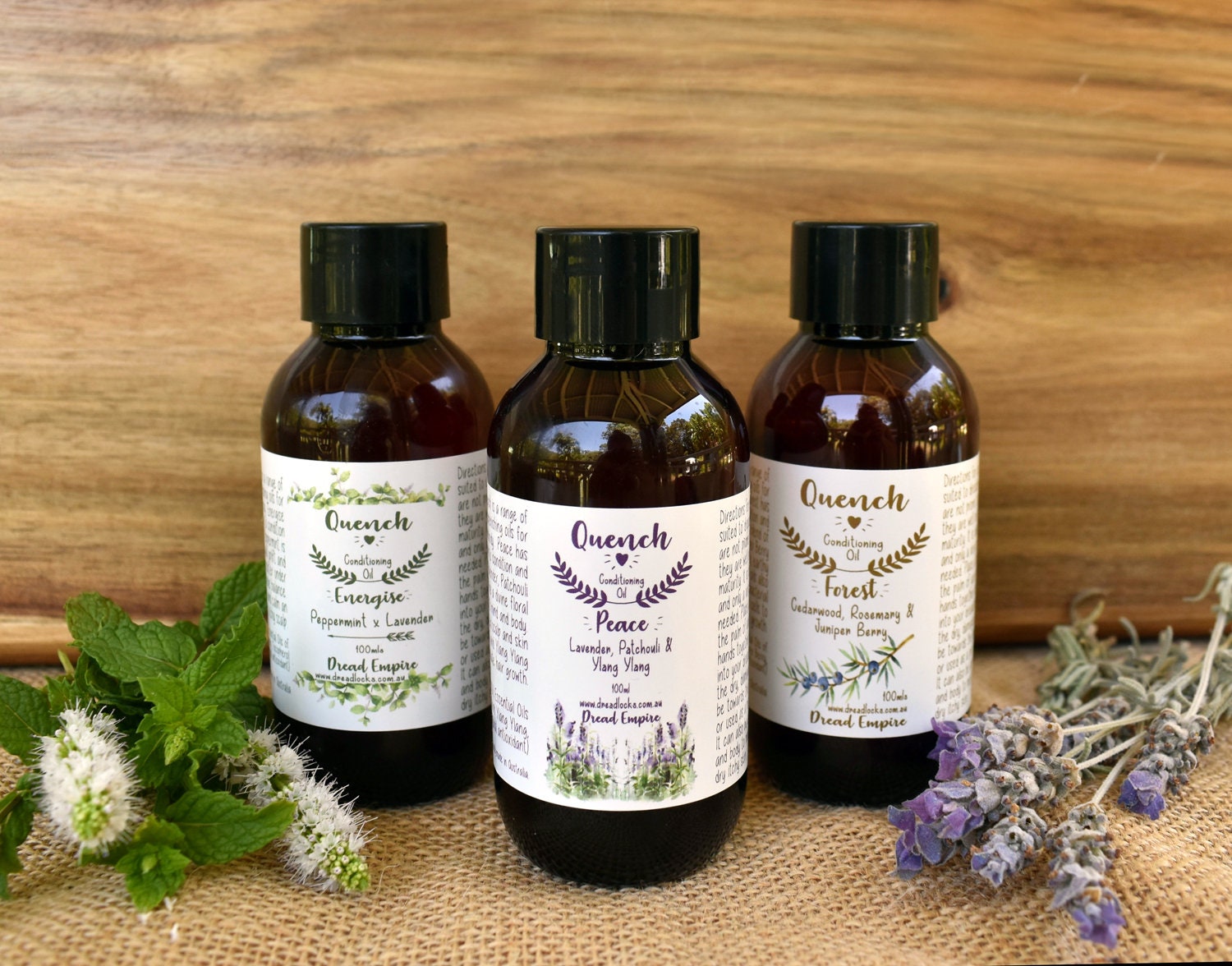 Conditioning Oil for Dreadlocks Scalp and Body. Quench by Etsy