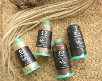 Dreadlock extension nylon thread for securing braid in dreadlocks, discreet and very durable by Dread Empire
