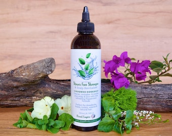 Shower Free Dry Shampoo for dreadlocks & braids. Peppermint tea and Peppermint essential oil revitalise, cleanse and soothe the scalp