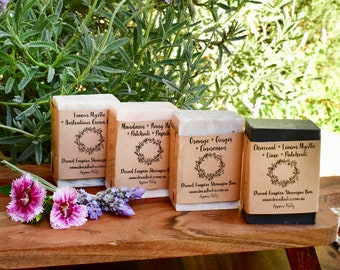 4 pacotes de barras de shampoo orgânico com misturas de óleos essenciais para dreadlocks, 150g cada, da Dread Empire