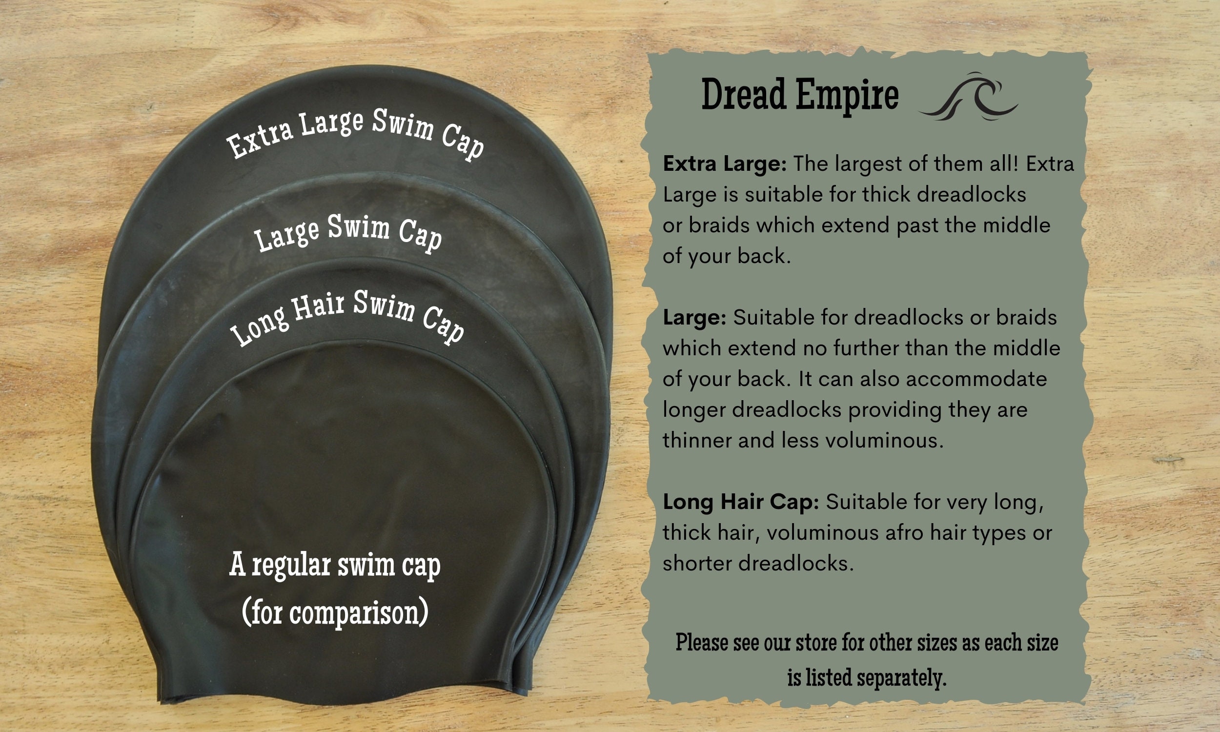 Bonnet De Bain Silicone Extra Large - 3 Tailles Pour Cheveux Longs, Dreadlocks, Tresses - Imperméable, Confortable - Homme/Femme