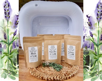 Bacinella gonfiabile + Bi carb Soak a scelta per la pulizia profonda dei dreadlocks di Dread Empire