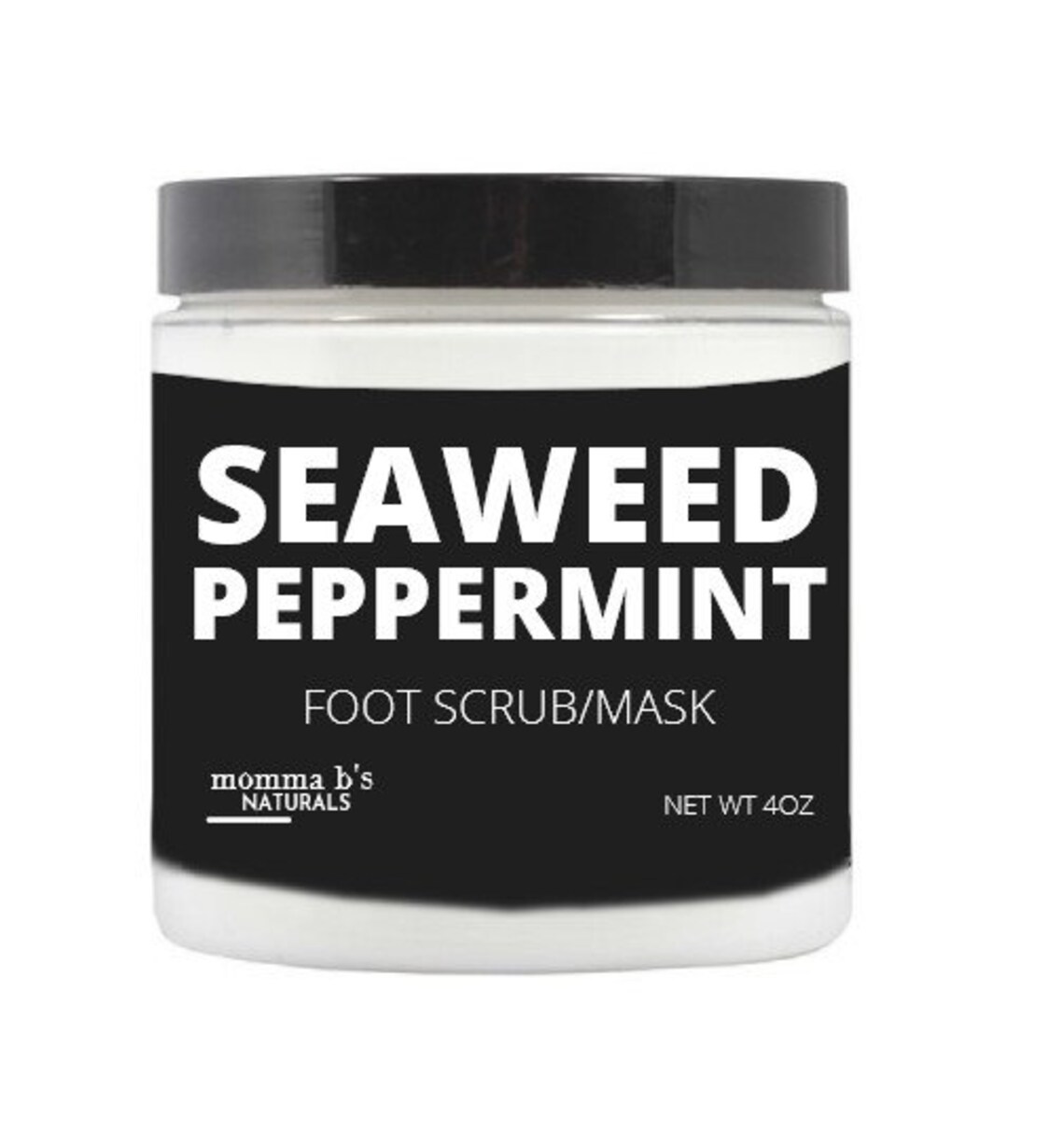 Cooling Peppermint Foot Scrub / Mask / Seaweed / Pedicure Etsy