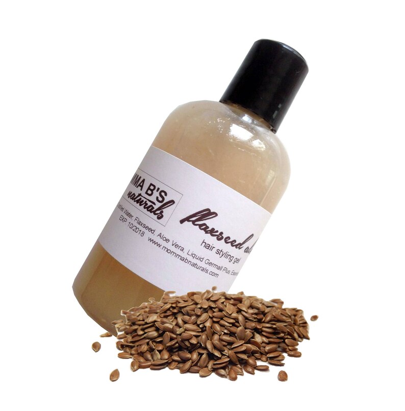 Gel para el cabello de lino / semillas de lino / aloe / Etsy