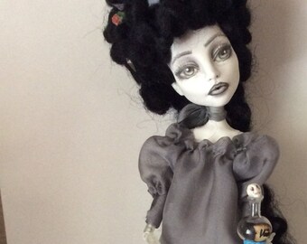 Monster Doll High Repaint.  The Gray Lady of New Orleans.  OOAK