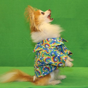 Tie Dye Doggie Bone Reverse Wear Dress Shirt image 1