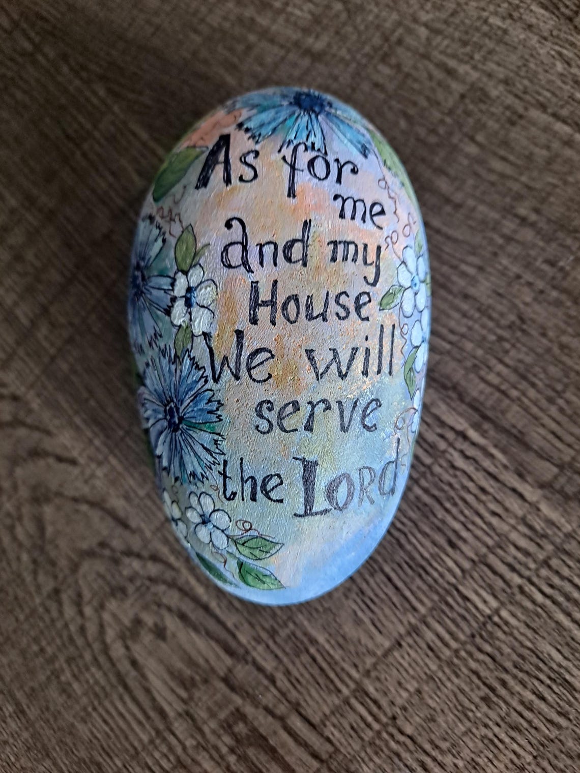 Hand Painted Rock, Religious Verse Stone, Home Decor, Gift Rocks - Etsy