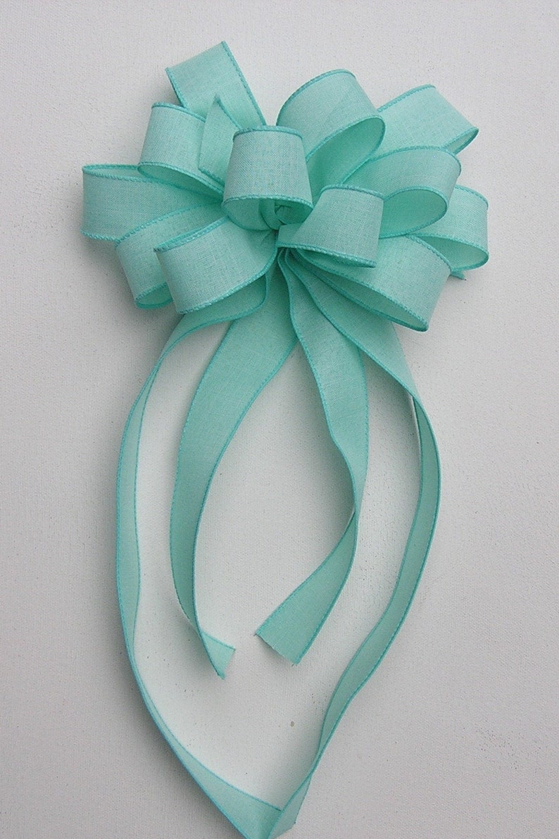 Decorative Aqua Bow for Home Decor Bow for Baby Room Etsy