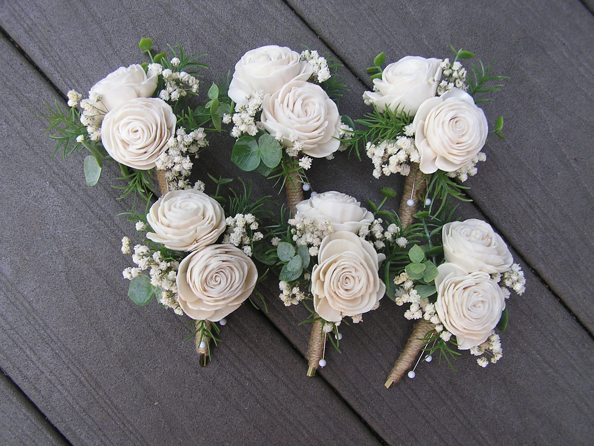 10 Oasis Wedding Corsage Clips for Weddings Buttonhole Flowers Corsage Pins SB63 