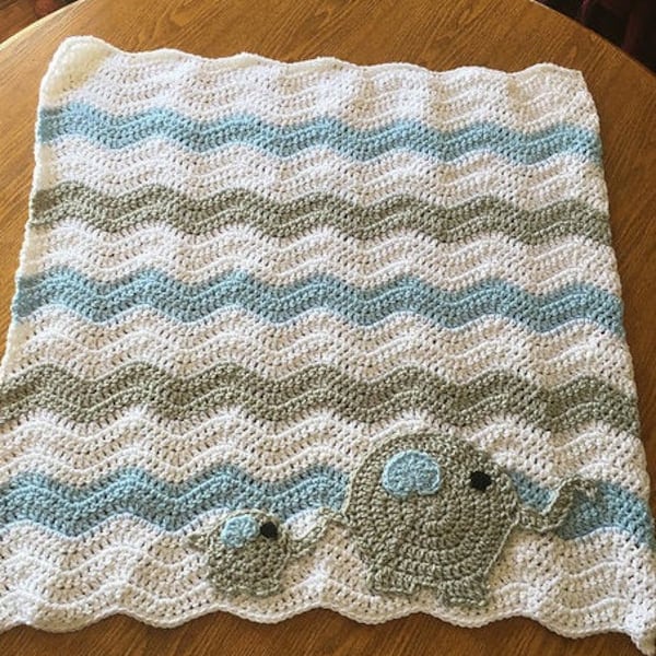 Elephant Blanket Etsy