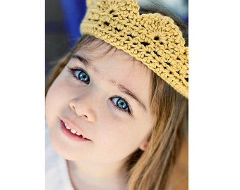 CROCHET PATTERN - Soft Princess Crown - PATTERN