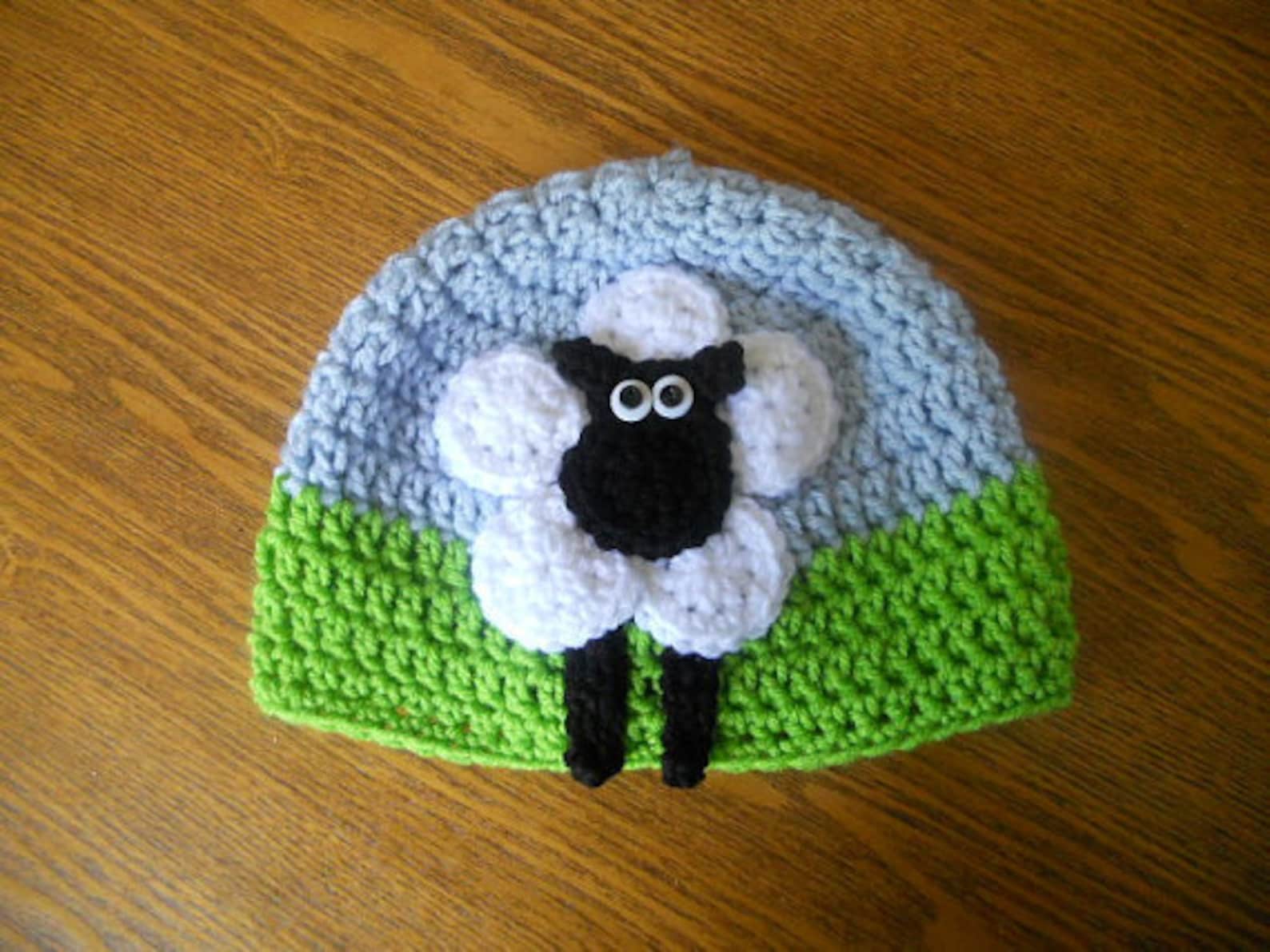CROCHET PATTERN 6 Circle Sheep Hat PATTERN Etsy