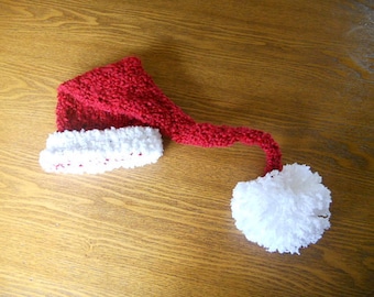 MODELLO LAVORATO A MAGLIA - Cappello da Babbo Natale per bambini - MODELLO