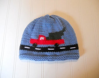 KNIT PATTERN """ "Time to Get The Tree" Christmas Hat """ PATTERN