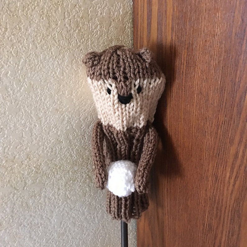 KNIT PATTERN Gopher Golf Club Cover PATTERN image 1