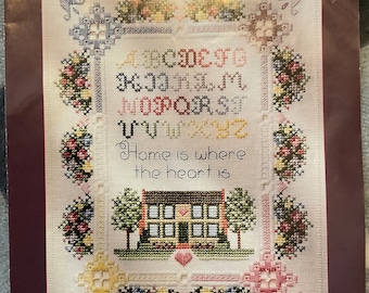 Pearls of Wisdom - cross stitch chart DMC 9047 - Sampler Chart