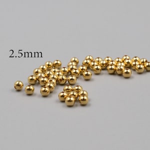 100 Piece Gold Beads | Corrugated Saucer Spacers | Gold Plated Brass | Jewelry Findings | Metal Beads