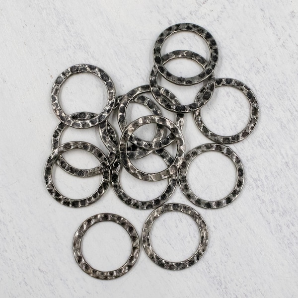 Antiqued Silver Links | 16mm | Jewelry Findings | Jewelry Connector