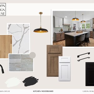 Transitional Kitchen Moodboard | DIY Design Guide (digital Download) - Etsy