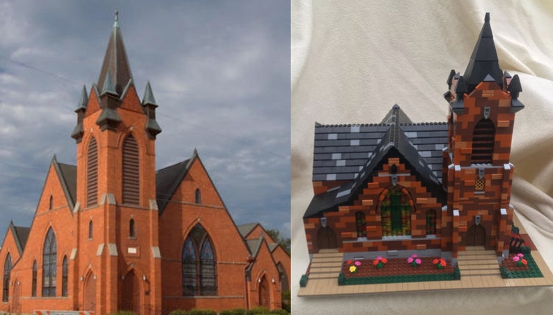 LEGO custom buildings made for you to be a scale replica of any building. image 9