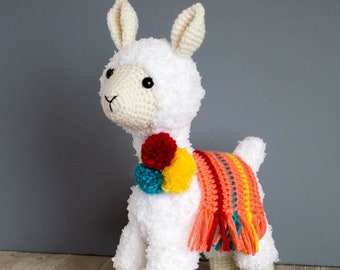 Crochet Llama Pattern| Amigurumi Llama| Crochet Llama Toy| Crochet Llama| Crochet Pattern| Fiber Arts