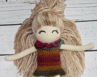 Crochet Doll Pattern| Crochet Doll| Crochet Pattern| Amigurumi Doll Pattern| Girls Gift| The Friendly Sophie
