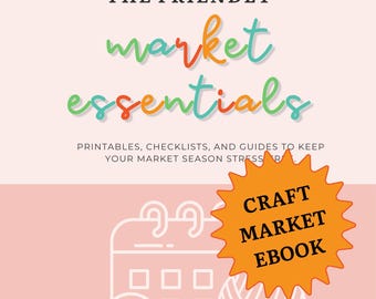Market Essentials Craft Planner eBook | Crochet Craft Fair Guide