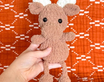 Crochet Squishy Moose Plush Amigurumi Pattern